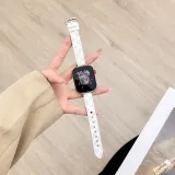 Mr. Strap Compatibility Huawei Watch Fit 3/Fit 2 Strap Square Print Loop Buckle Leather Wristband