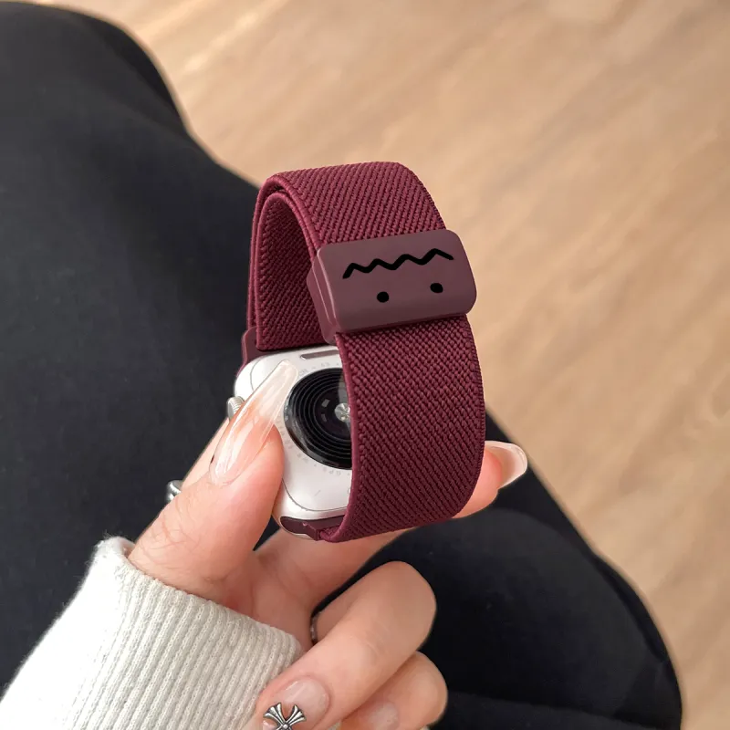 Mr. Strap Vintage Collection Apple Compatibility Watch Band 200mm Nylon Material-1