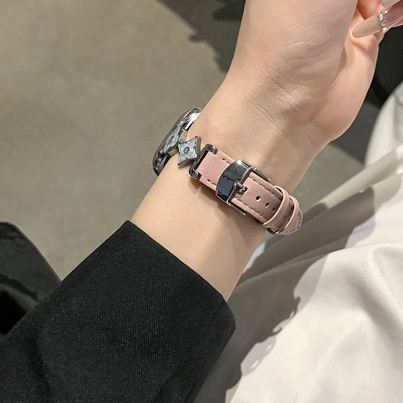 Mr. Strap Apple Compatibility Watch Band 178mm Leather-12