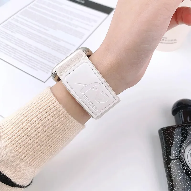 Mr. Strap Watch Band Apple Compatibility Nylon Material-5