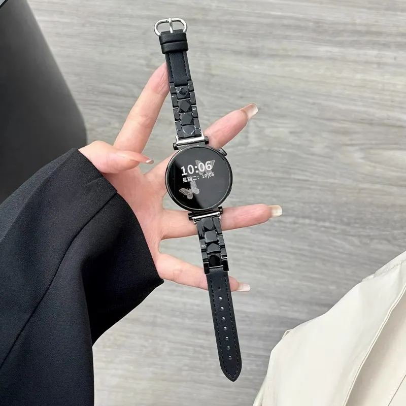 Mr. Strap Watch Band Huawei Compatibility Leather-2