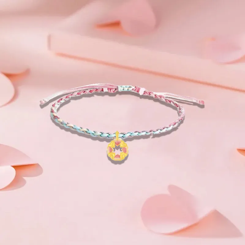 Old Qingyun Silver Building Gold Bracelet Unisex-1