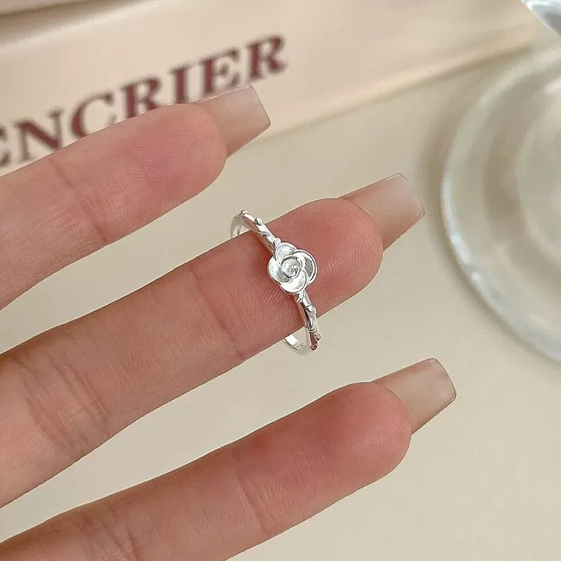 Old Qingyun Silver Building Foot Silver 990 Rings Women's-5
