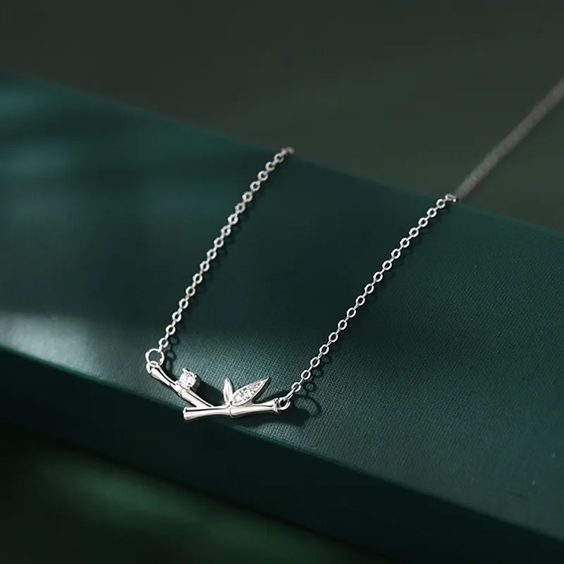 Old Qingyun Silver Building Foot Silver 990 Necklaces Women's-2
