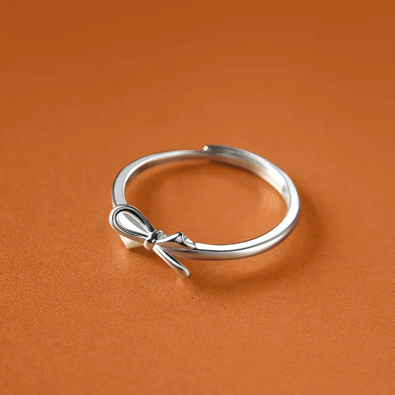 Old Qingyun Silver Building Foot Silver 990 Rings Women's-4