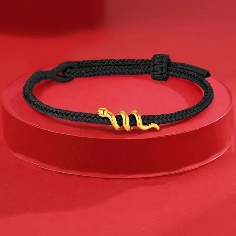 Old Qingyun Silver Building Gold Bracelet Unisex-5