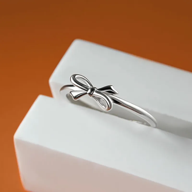 Old Qingyun Silver Building Foot Silver 990 Rings Women's-2