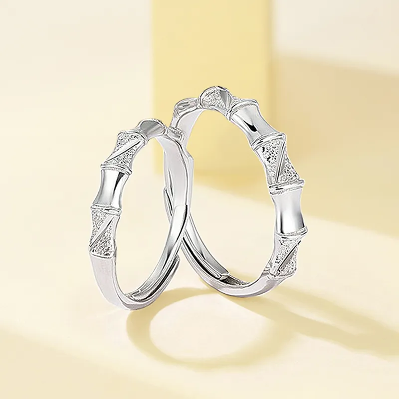 Old Qingyun Silver Building Sterling Silver 990 Rings Unisex-5