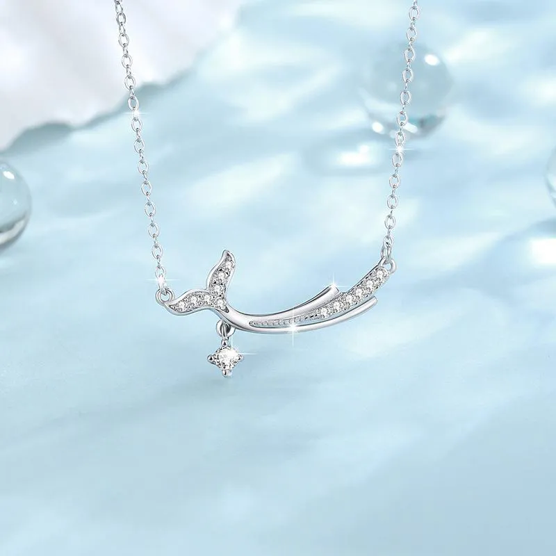 Old Qingyun Silver Building S925 Silver Necklaces Women's-1
