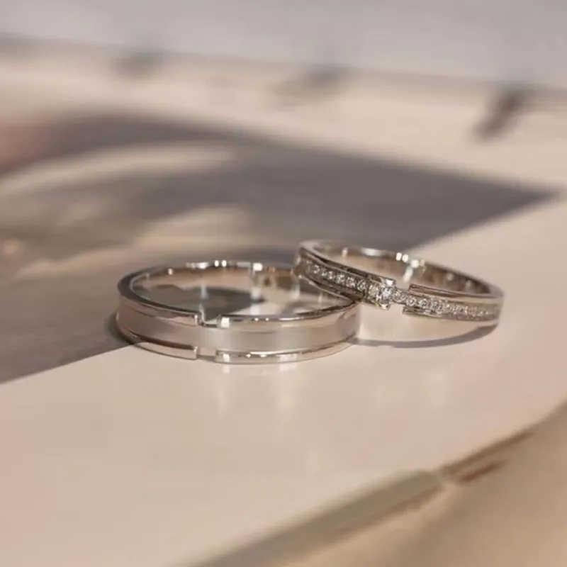 Old Qingyun Silver Building S925 Silver Rings Unisex-1
