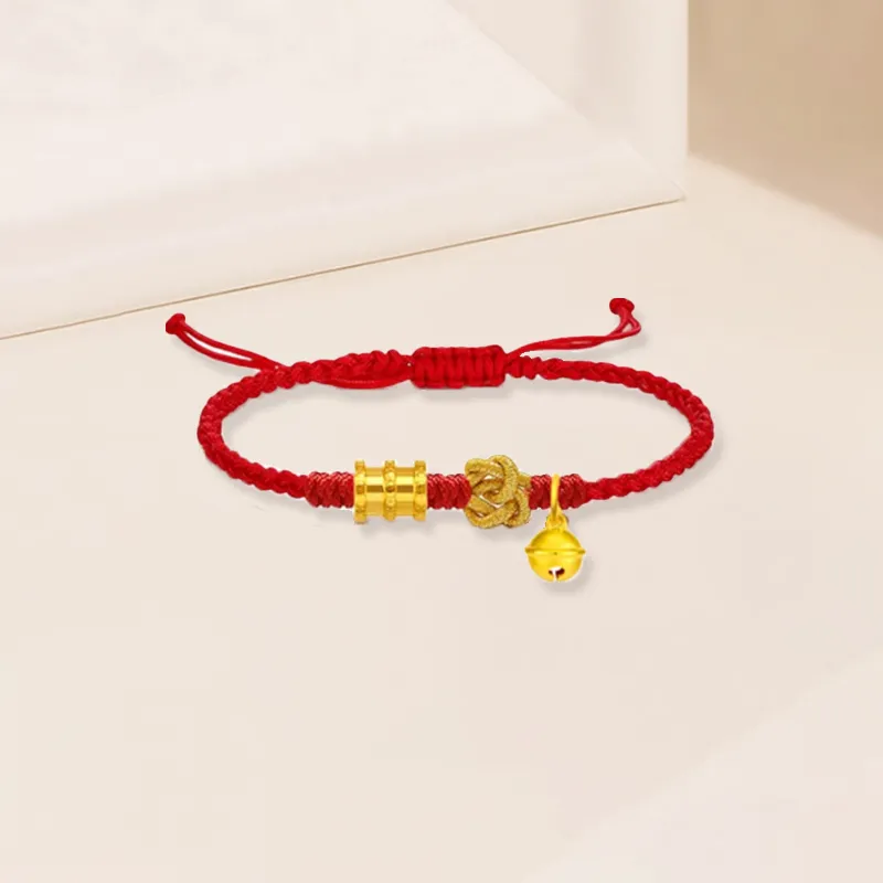 Old Qingyun Silver Building Gold Bracelet Unisex-1