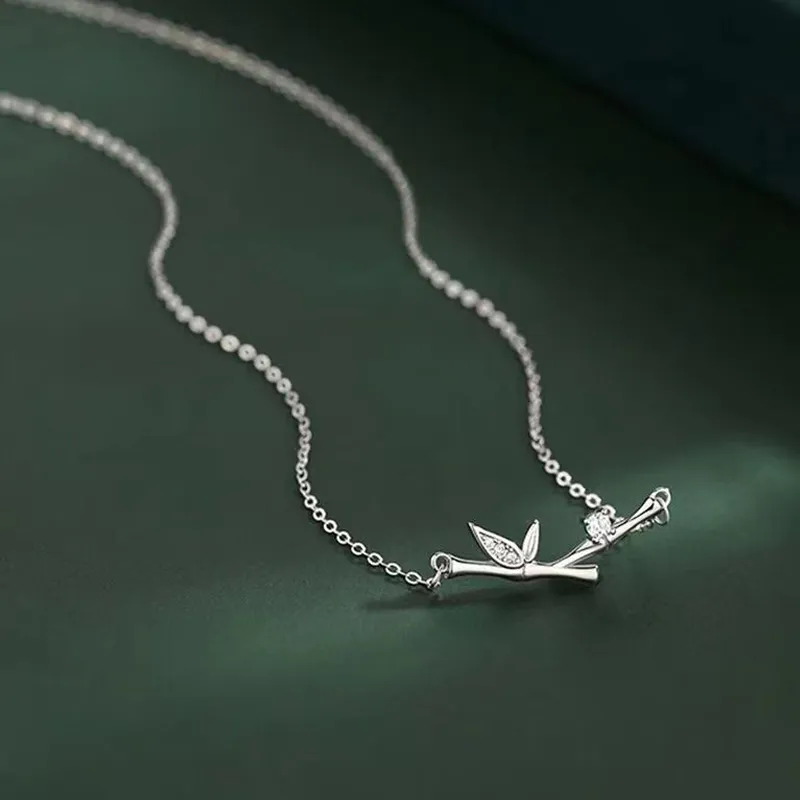 Old Qingyun Silver Building Foot Silver 990 Necklaces Women's-3