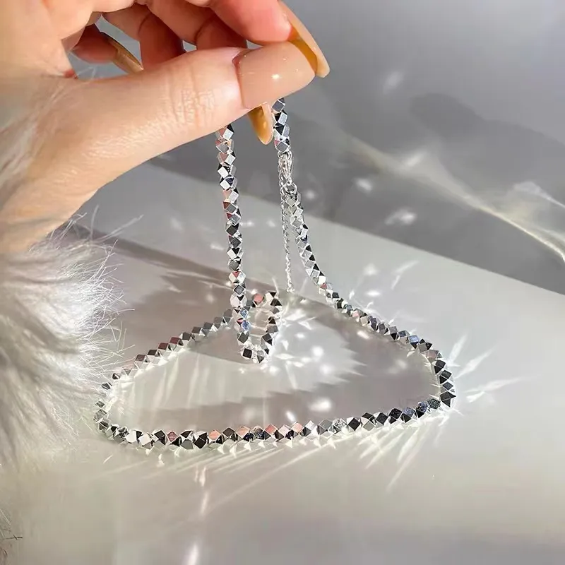 Old Qingyun Silver Building Sterling Silver 990 Necklaces Women's-1