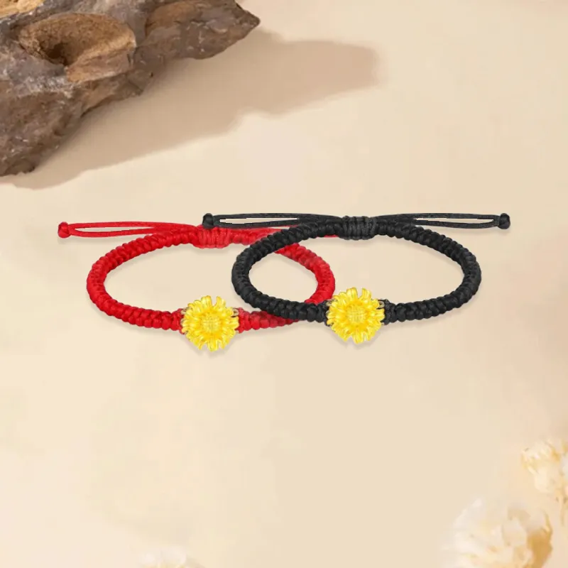Old Qingyun Silver Building Gold Bracelet Unisex-1