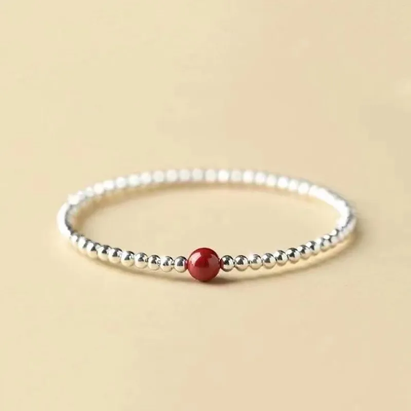 Old Qingyun Silver Building Sterling Silver 990 Bracelets Unisex-1
