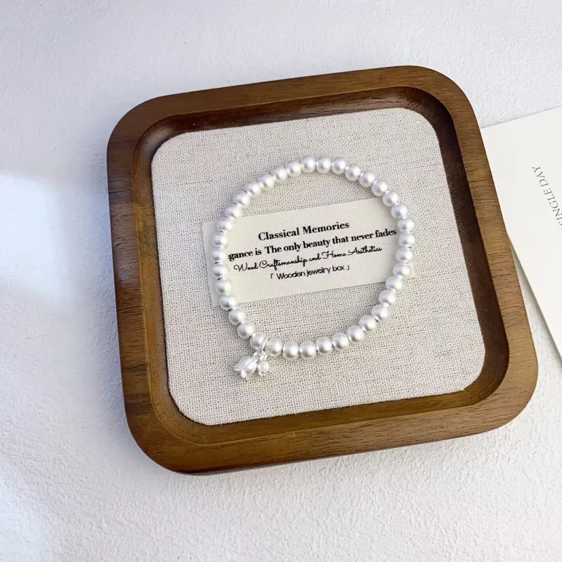 Old Qingyun Silver Building 999 Fine Silver Bracelets Women's-4