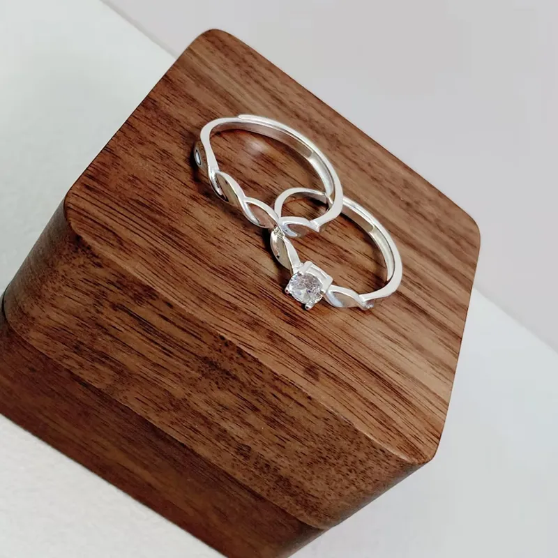 Old Qingyun Silver Building Sterling Silver 990 Rings Unisex-4