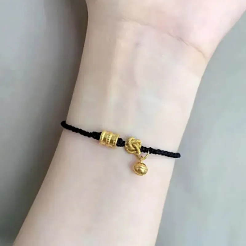 Old Qingyun Silver Building Gold Bracelet Unisex-6