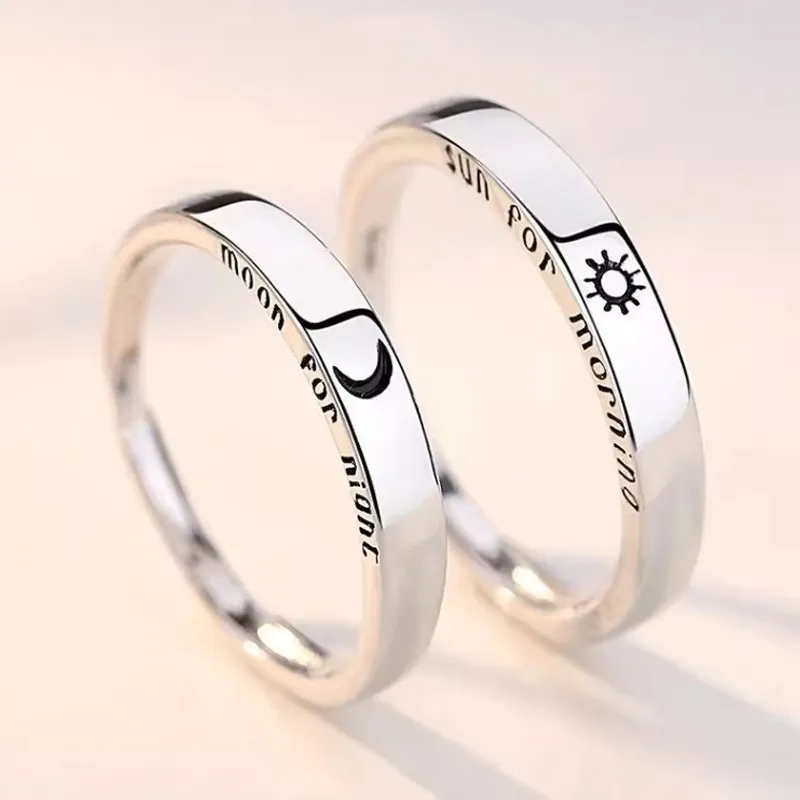 Old Qingyun Silver Building S925 Silver Rings Unisex-2