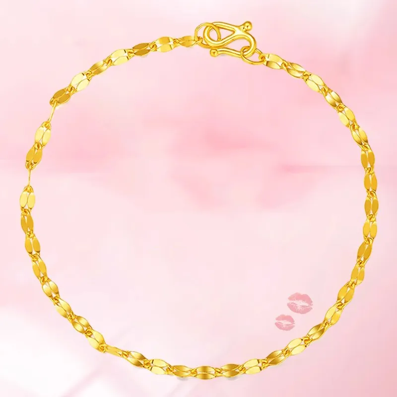 Old Qingyun Silver Building Gold Bracelet Women's-1