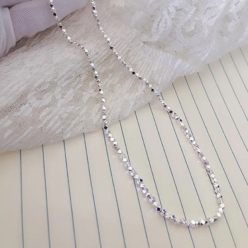 Old Qingyun Silver Building Sterling Silver 990 Necklaces Women's-2