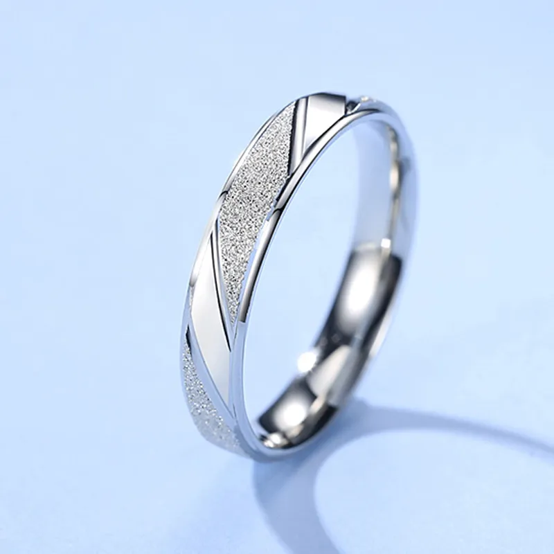 Old Qingyun Silver Building 999 Fine Silver Rings Unisex-2