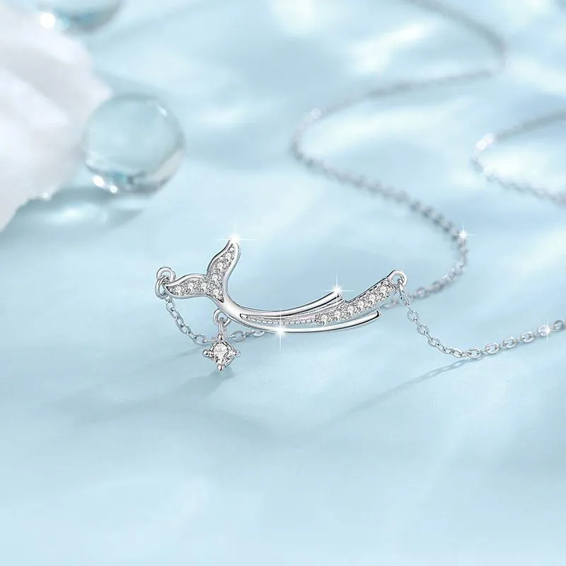 Old Qingyun Silver Building S925 Silver Necklaces Women's-3