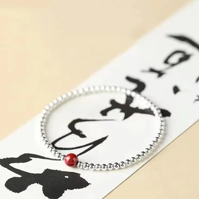 Old Qingyun Silver Building Sterling Silver 990 Bracelets Unisex-3