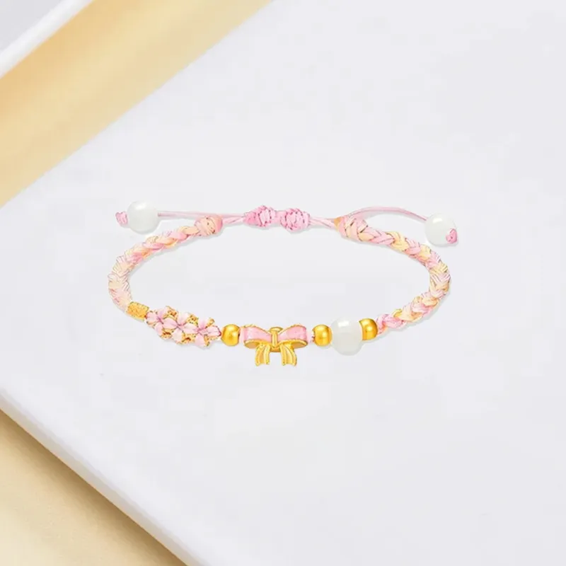 Old Qingyun Silver Building Gold Bracelet Women's-1