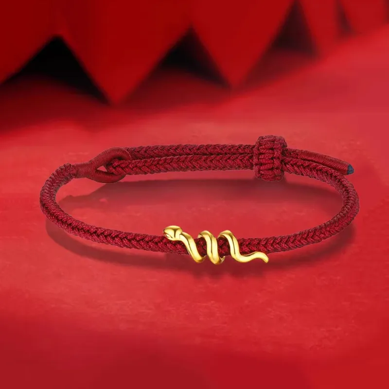 Old Qingyun Silver Building Gold Bracelet Unisex-1