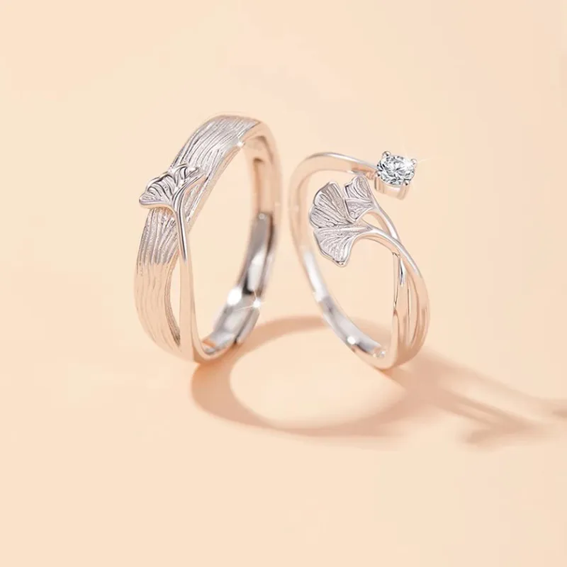 Old Qingyun Silver Building S990 Silver Rings Unisex-1