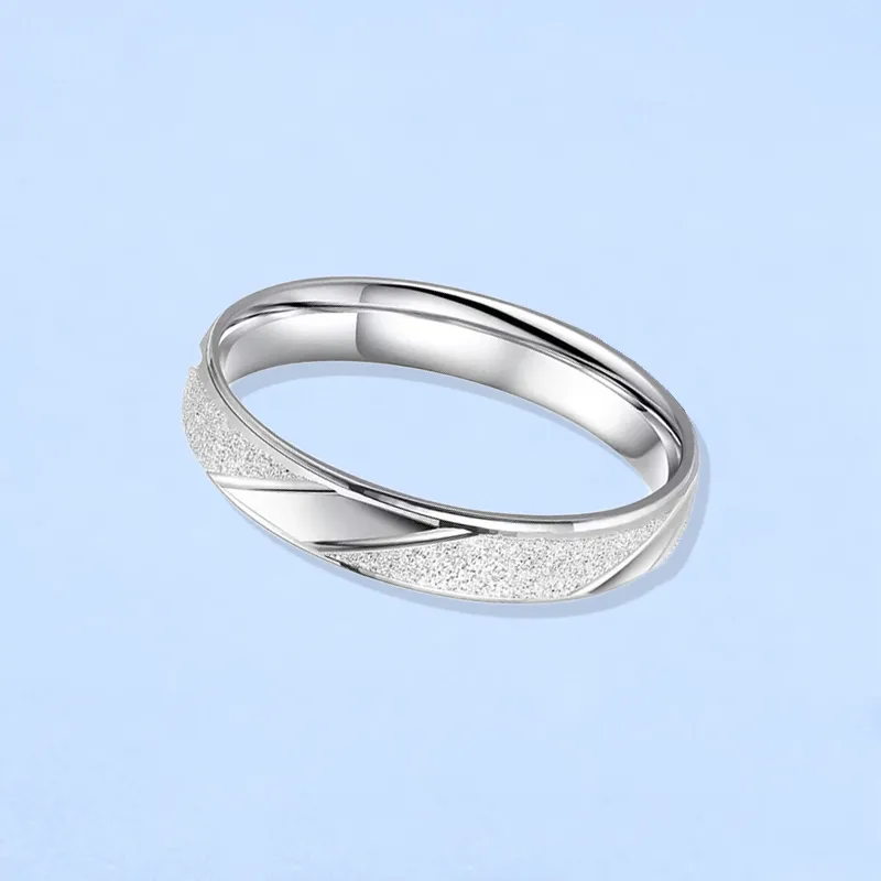 Old Qingyun Silver Building 999 Fine Silver Rings Unisex-3