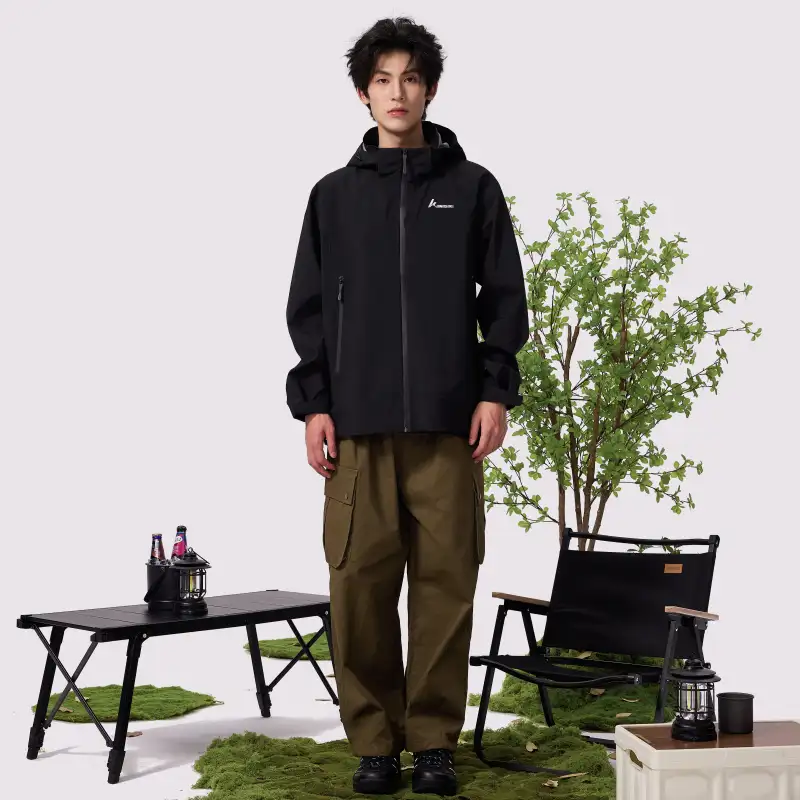 Kawasaki Mountain Versatile Water Resistant Windproof Breathable Wear Resistant Windbreaker Jacket Unisex-13