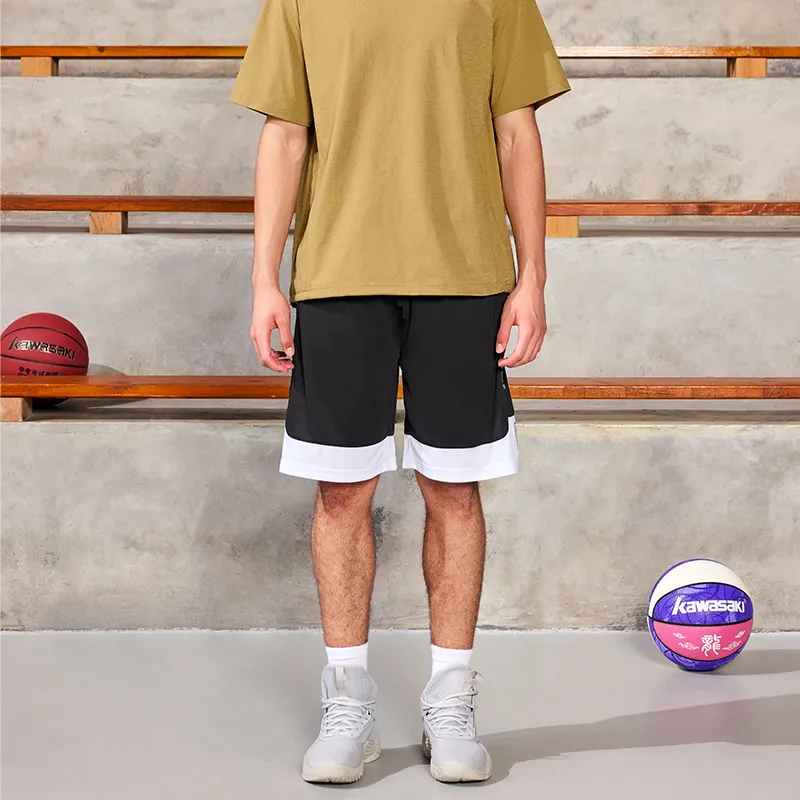 Kawasaki Sports Shorts Basketball Shorts Unisex Khaki/Black-7