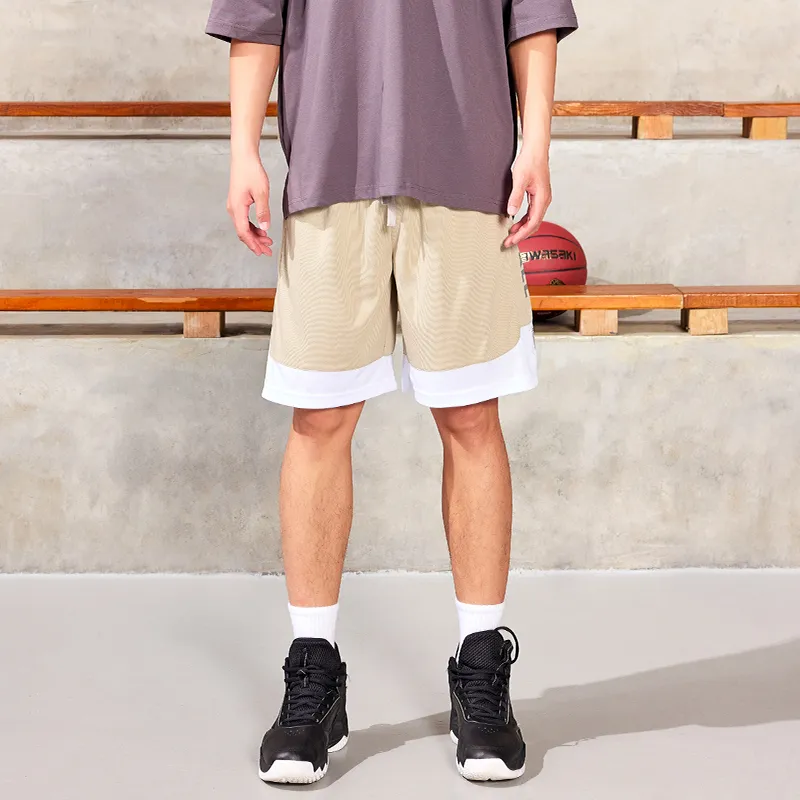 Kawasaki Sports Shorts Basketball Shorts Unisex Khaki/Black-2