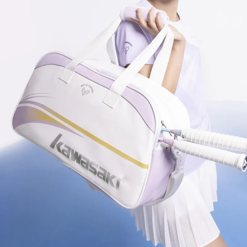 Kawasaki PU Extra Large Travel Bag 22L Unisex Light Cheese Grape/Blueberry Ice/Cocoa Hazelnut-2