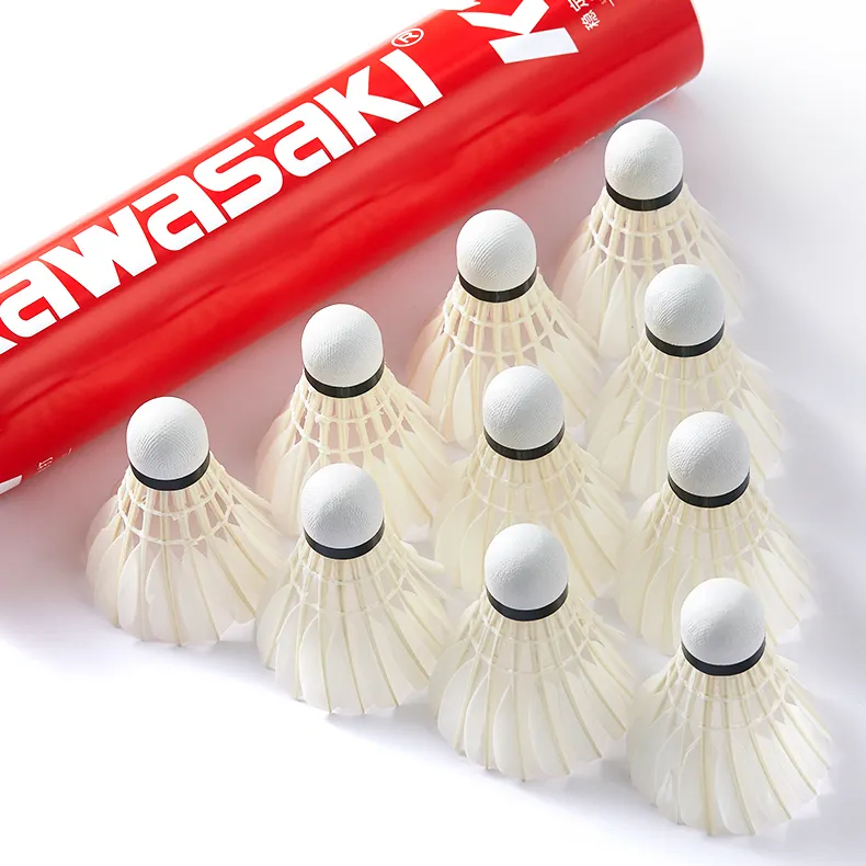 Kawasaki K1 10 Pack Goose Feather All Round Goose Feather Training Shuttlecocks-1