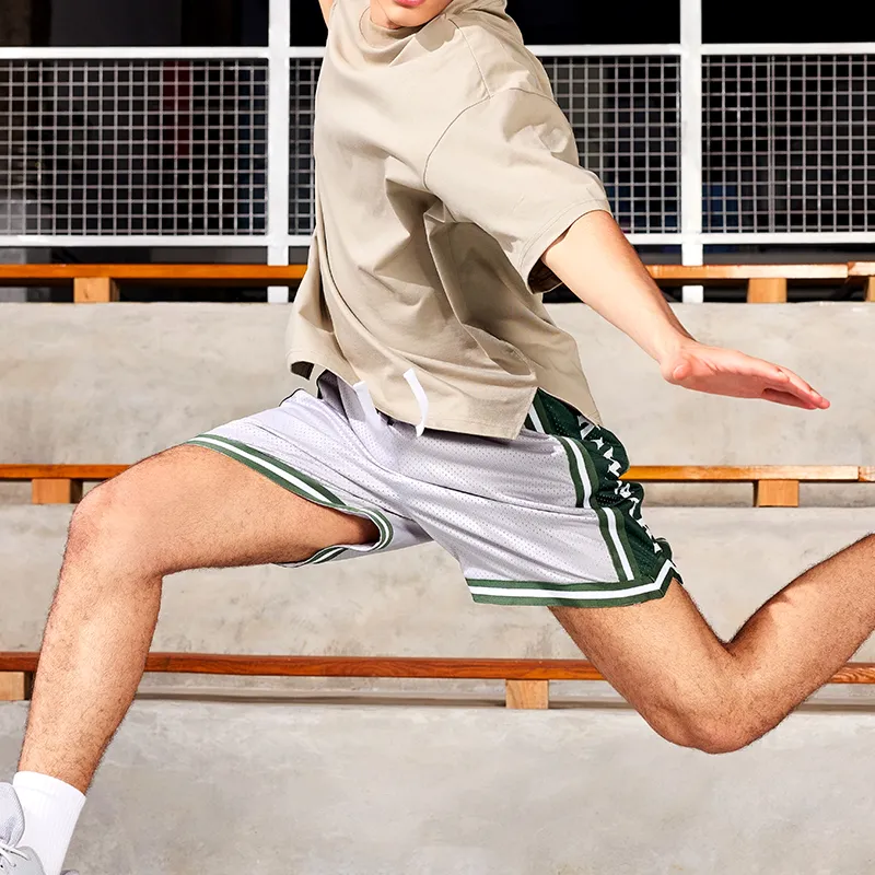 Kawasaki Sports Shorts Basketball Shorts Unisex Khaki Green-6