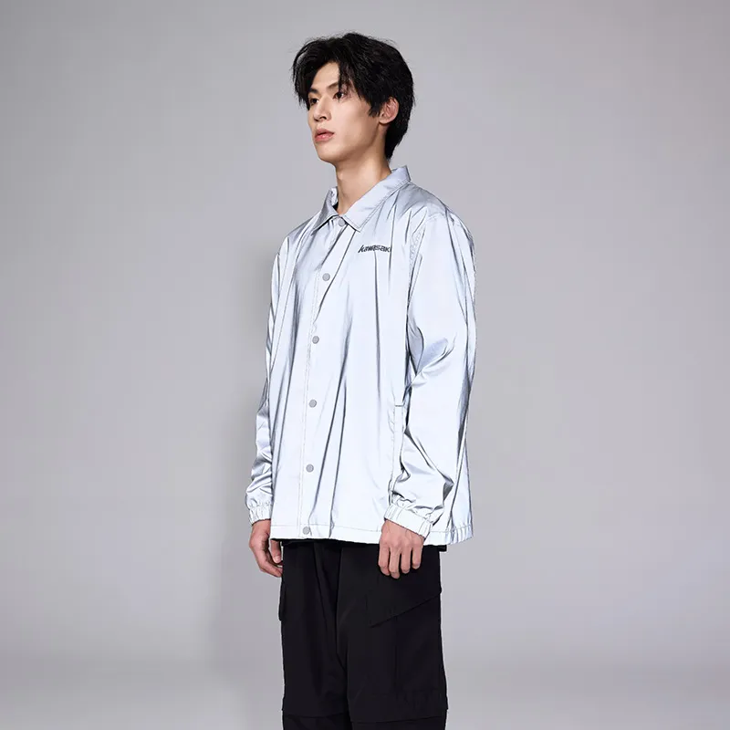 Kawasaki Long-Sleeved Jackets & Coats Unisex Silver Gray-5