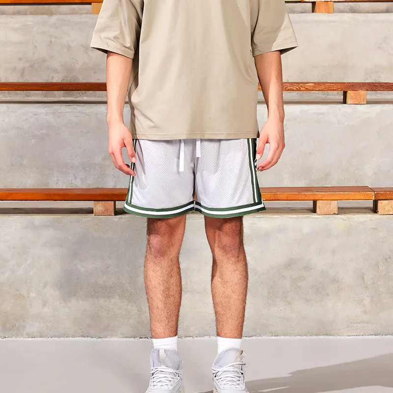 Kawasaki Sports Shorts Basketball Shorts Unisex Khaki Green-2