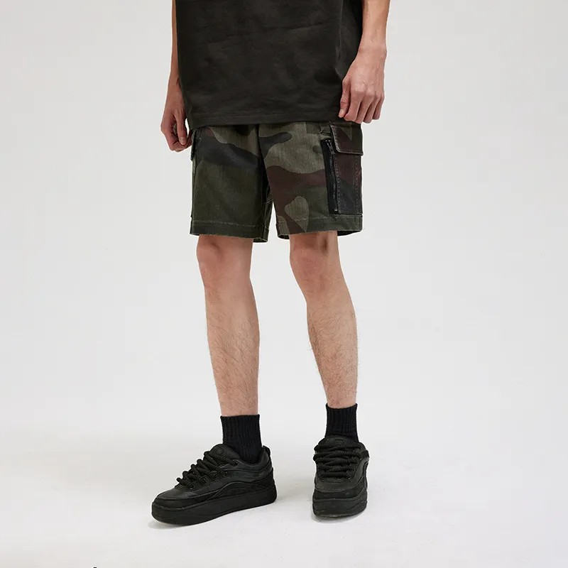BONELESS Casual Shorts Unisex Camouflage-3