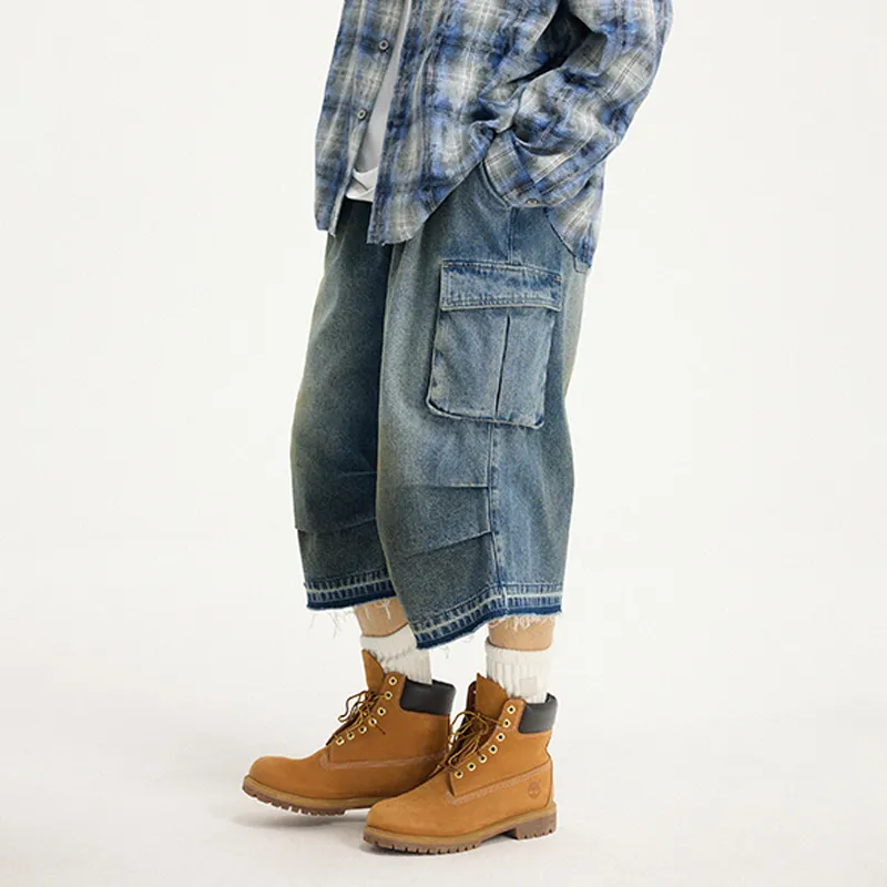 BONELESS Denim Shorts Unisex-6