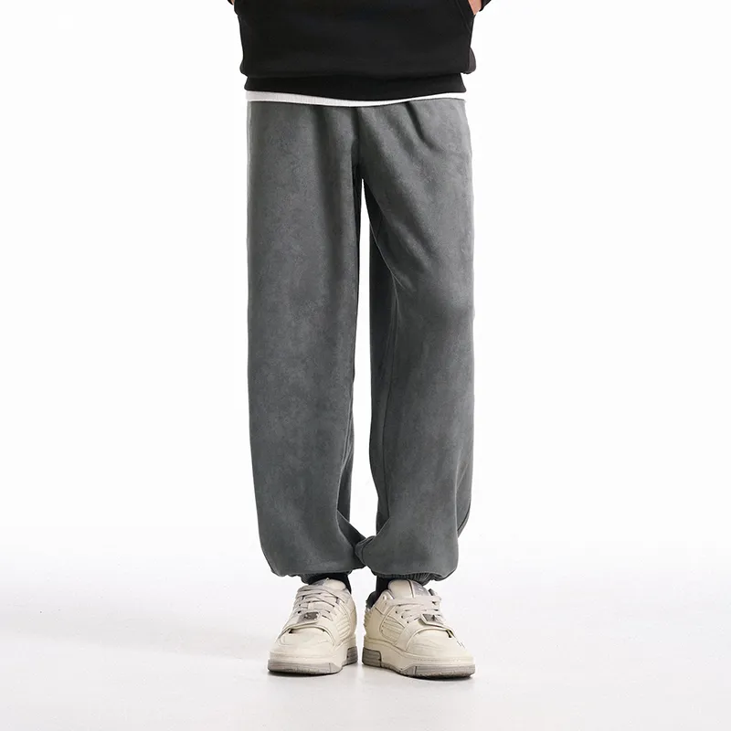 BONELESS Casual Pants Unisex Dark Gray-2