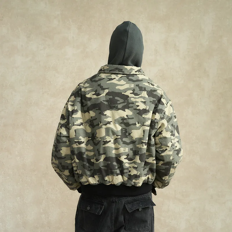 BONELESS Puffer Jacket Unisex Camouflage-5