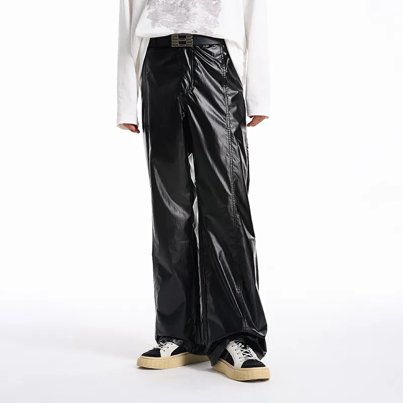 BONELESS Casual Pants Unisex Black-4