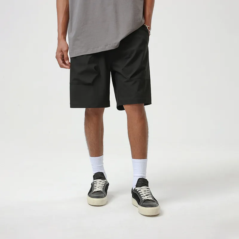 BONELESS Casual Shorts Unisex Black-2