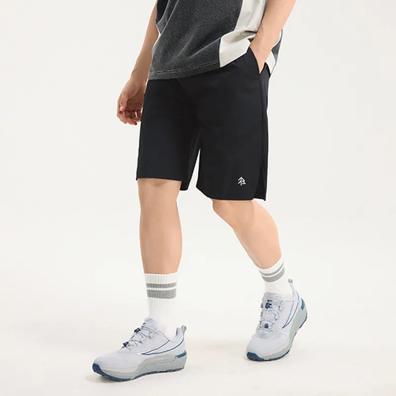 BONELESS Casual Shorts Unisex Black-2