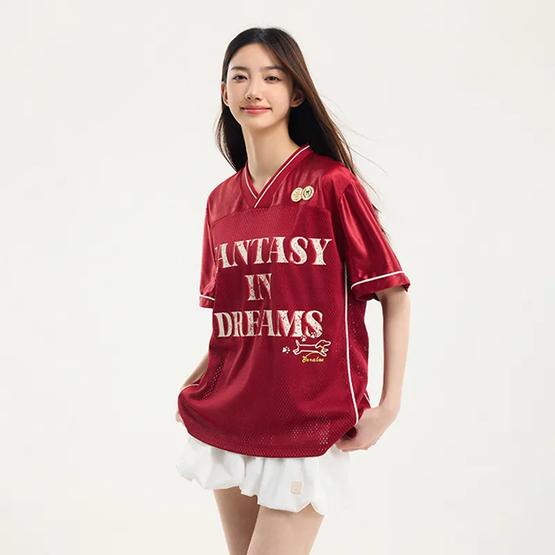 BONELESS T Shirts Women's Red-2