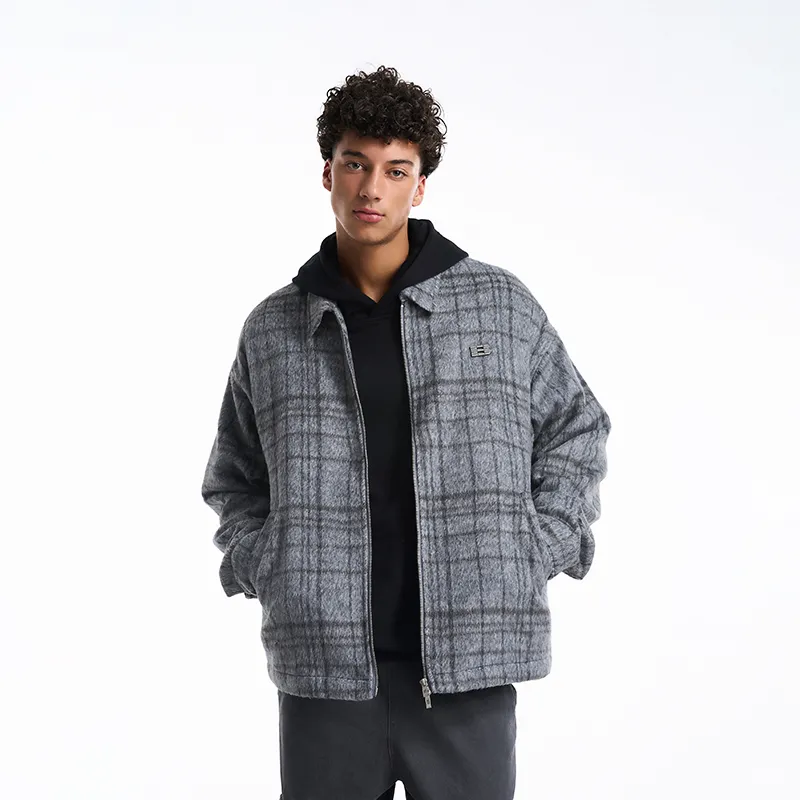 BONELESS Jackets Coats Unisex Gray Blue-2