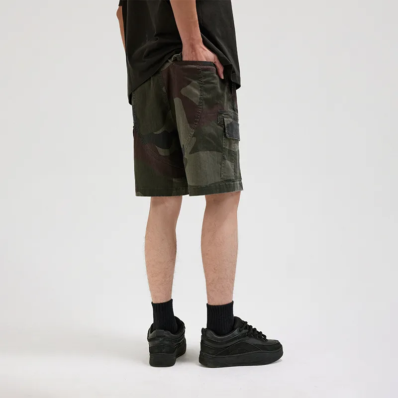 BONELESS Casual Shorts Unisex Camouflage-5